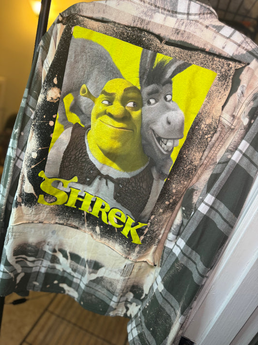 Shrek & Donkey Flannel